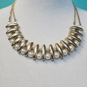 Pearl Accent Gold Necklace